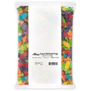 Albanese Gummi Rainforest Frogs 5lb Bulk Bag